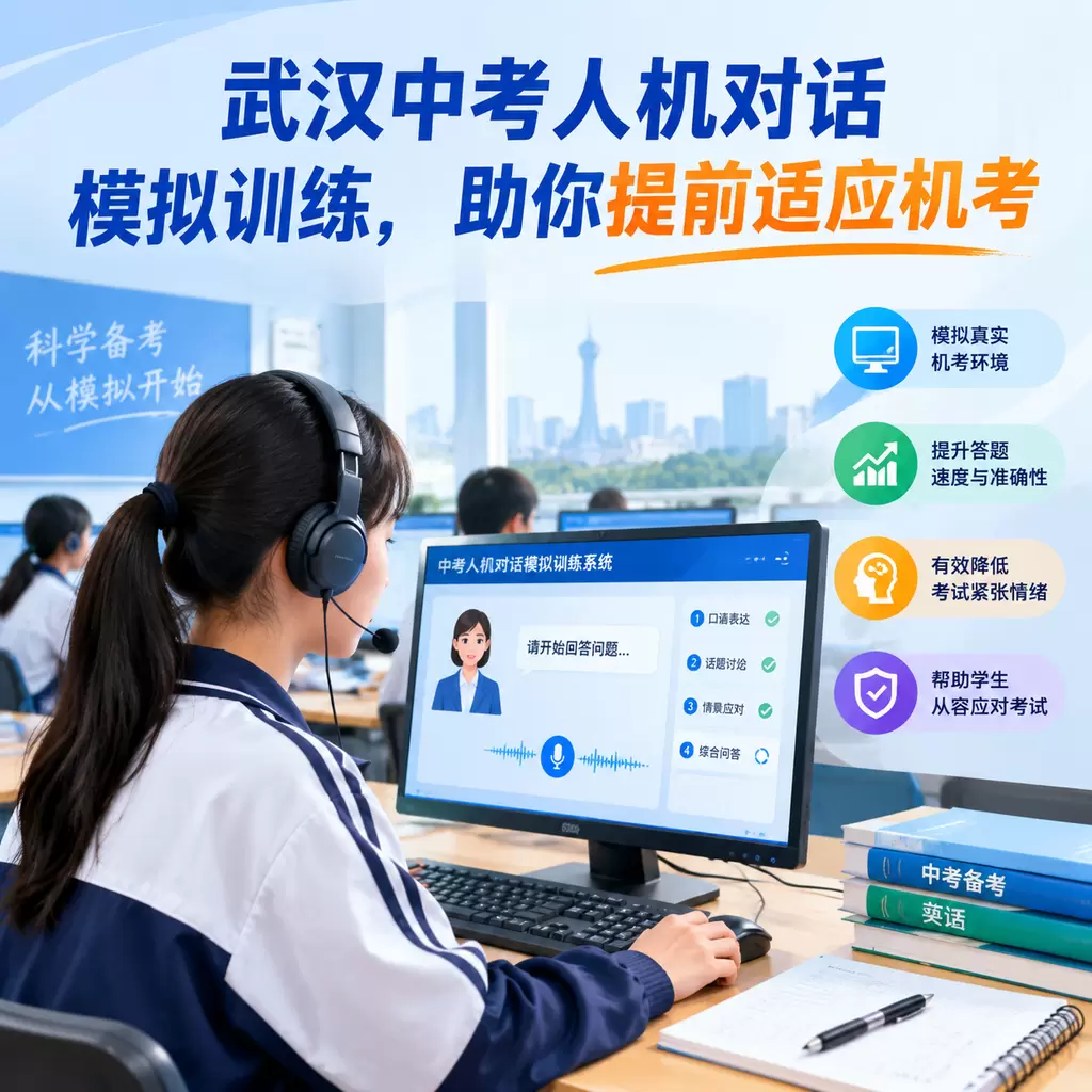 武汉中考人机对话模拟训练,助你提前适应机考