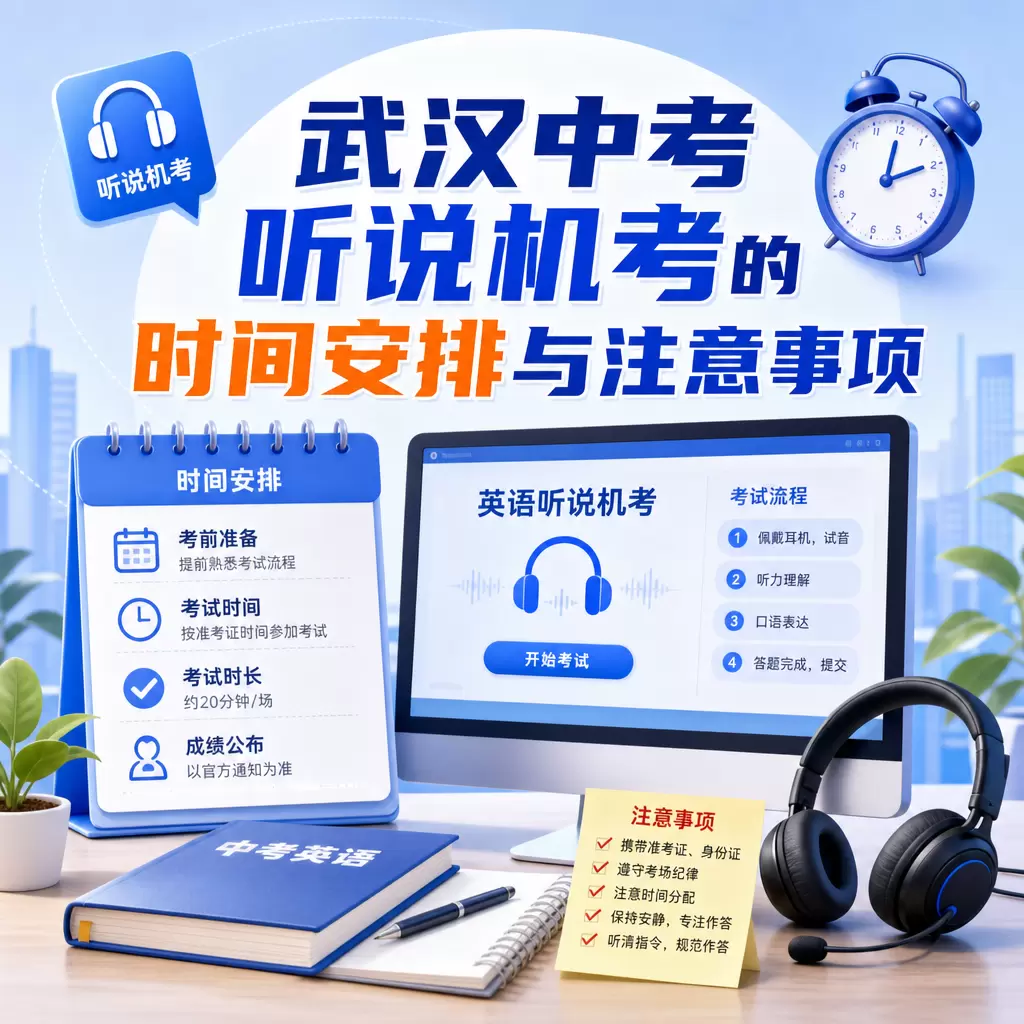 武汉中考听说机考的时间安排与注意事项