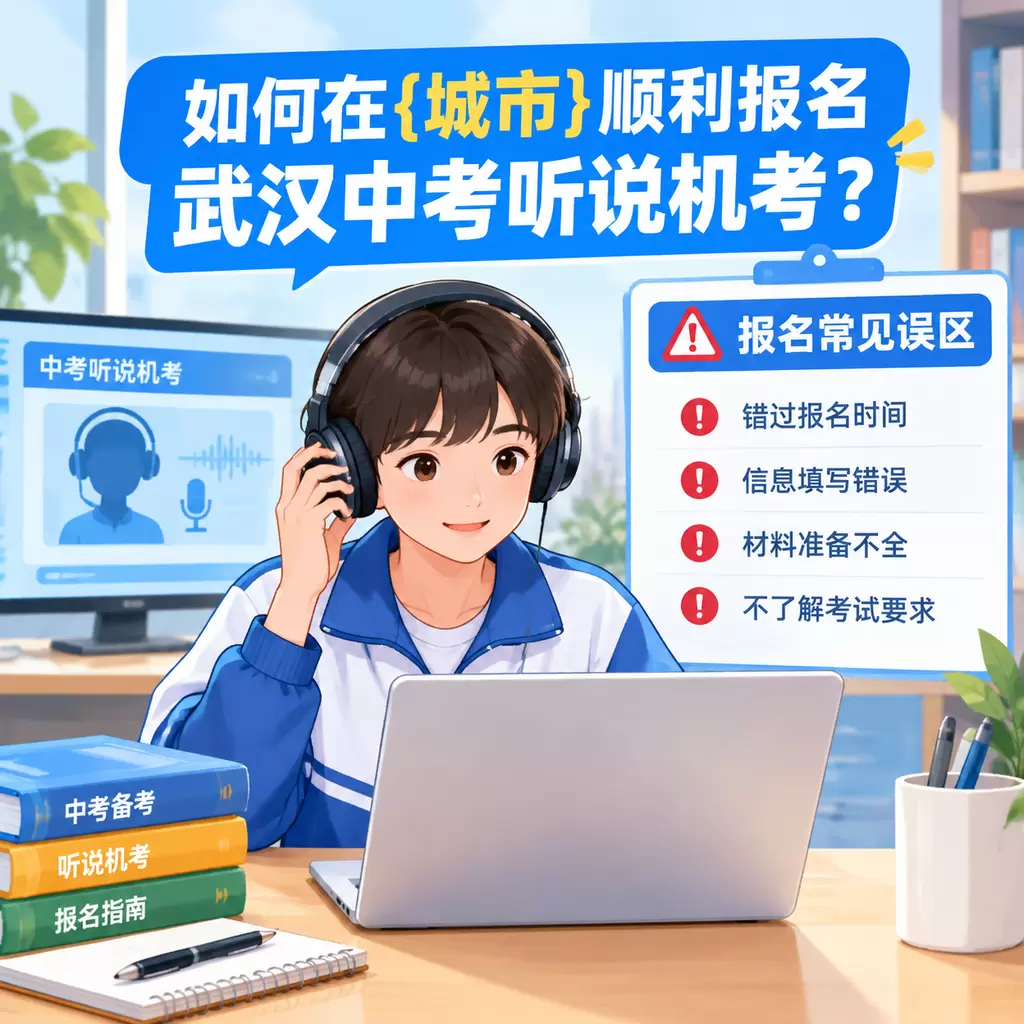 如何在沙市顺利报名武汉中考听说机考?
