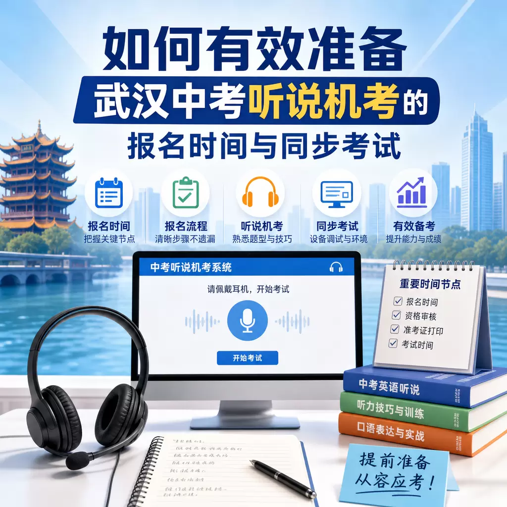 如何有效准备武汉中考听说机考的报名时间与同步考试