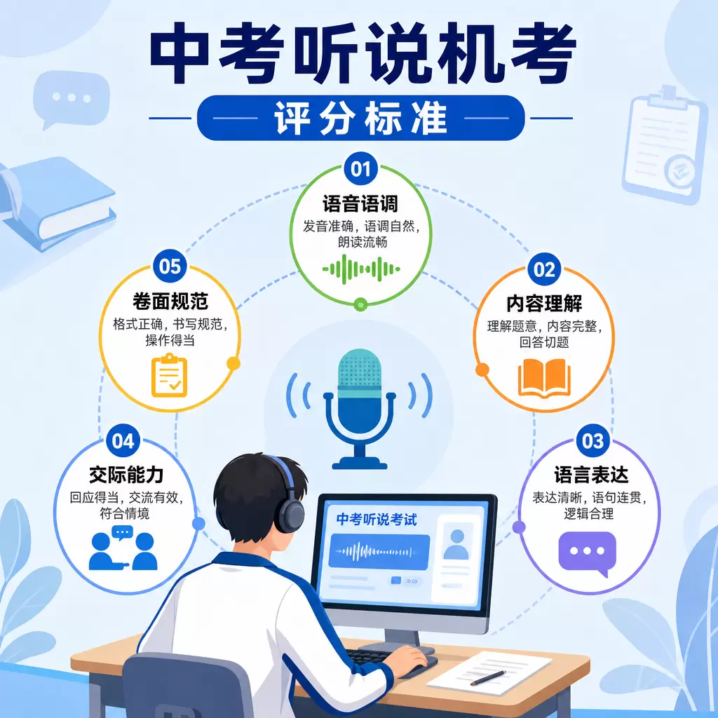 中考听说机考报名时间与中考同步的细节你知道吗?