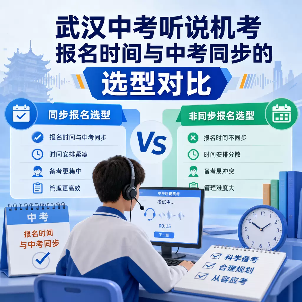 武汉中考听说机考报名时间与中考同步的选型对比