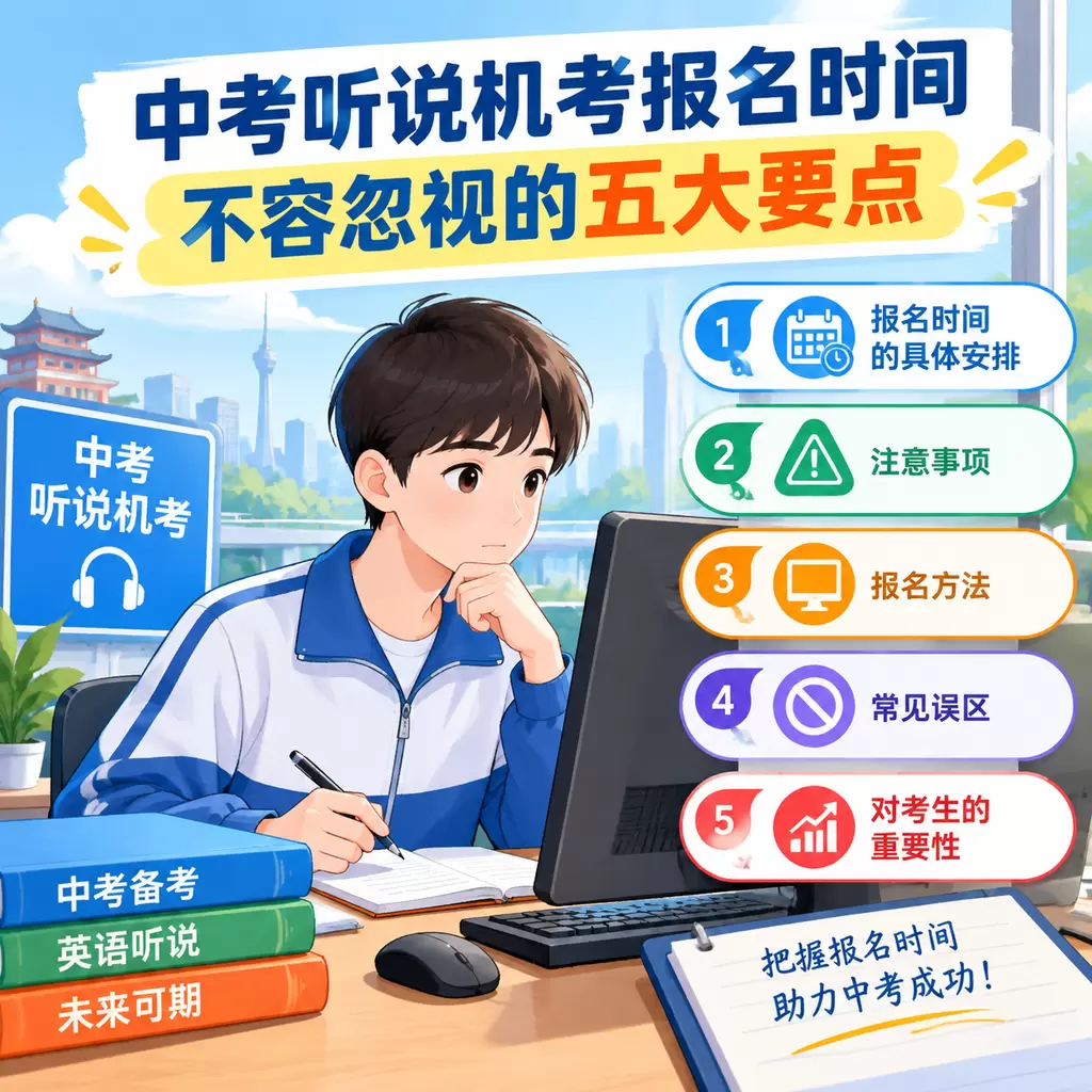 武汉中考听说机考报名时间不容忽视的五大要点