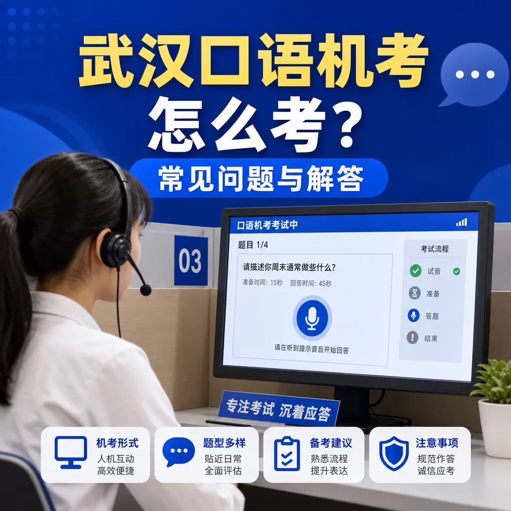 武汉口语机考怎么考?常见问题与解答