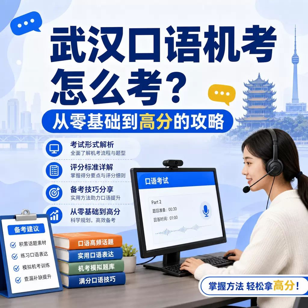 武汉口语机考怎么考?从零基础到高分的攻略